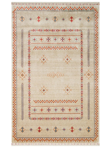 Oushak Carnaval سجادة أُشاق حديثة مصنوعة يدوياً من TENCEL™ 100% طبيعية سهلة التنظيف 20 LIGHT MULTY