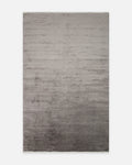 Oushak Plain 100% Natural Solid Color Viscose Oushak Rug Handcrafted on Special Looms PLNDGREY