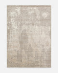 Palette Serie 100% Naturwolle, Viskose, Baumwolle Handgewebter Teppich für Wohnzimmer, Sitzbereich GREY  