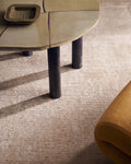 Portofino-Serie, moderner handgeknüpfter Teppich aus 100 % natürlicher Viskose, Wolle und Baumwolle für Wohnzimmer und Wohnbereich, BEIGE