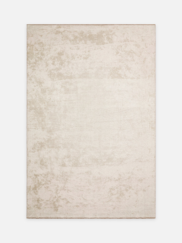 Ruggadocia Velora Kemik Düz Renk Halı kuşbakışı