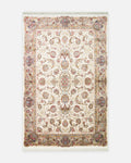 Topkapı Series High-Quality Densely Woven Classic Pattern Special Shimmering Living Room Rug 01 CREAM