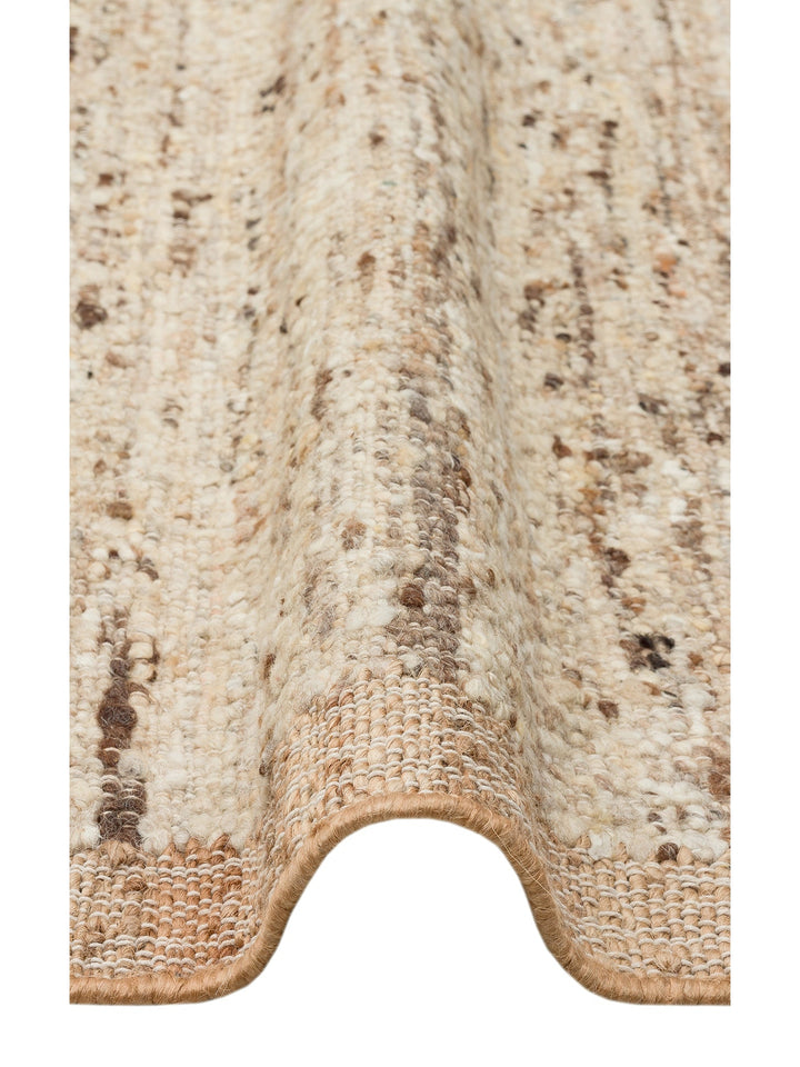 Urumchi %100 Naturel Yün Jüt Karışımı Oturma Odası Salon Koridor Mutfak El Dokuma Halı 01MULTNATURAL - Carpetdocia