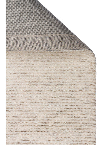 Vienna Series Wool and Cotton Blend Handwoven Rug LIGHT NATURAL