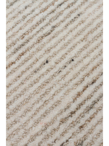 Vienna Series Wool and Cotton Blend Handwoven Rug SILVER