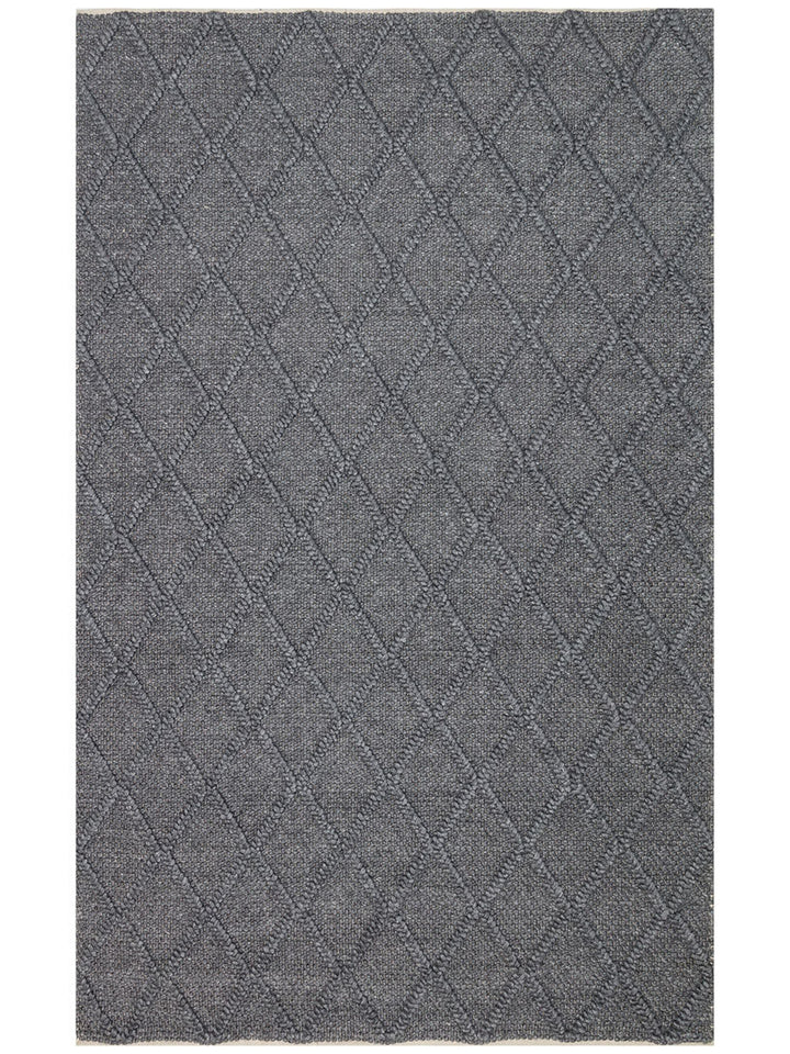 Woolstar %100 Naturel Kazak Desenli Salon Oturma Odası Koridor Antre El Dokuma Örgü Halı DIAMONDANT - Carpetdocia