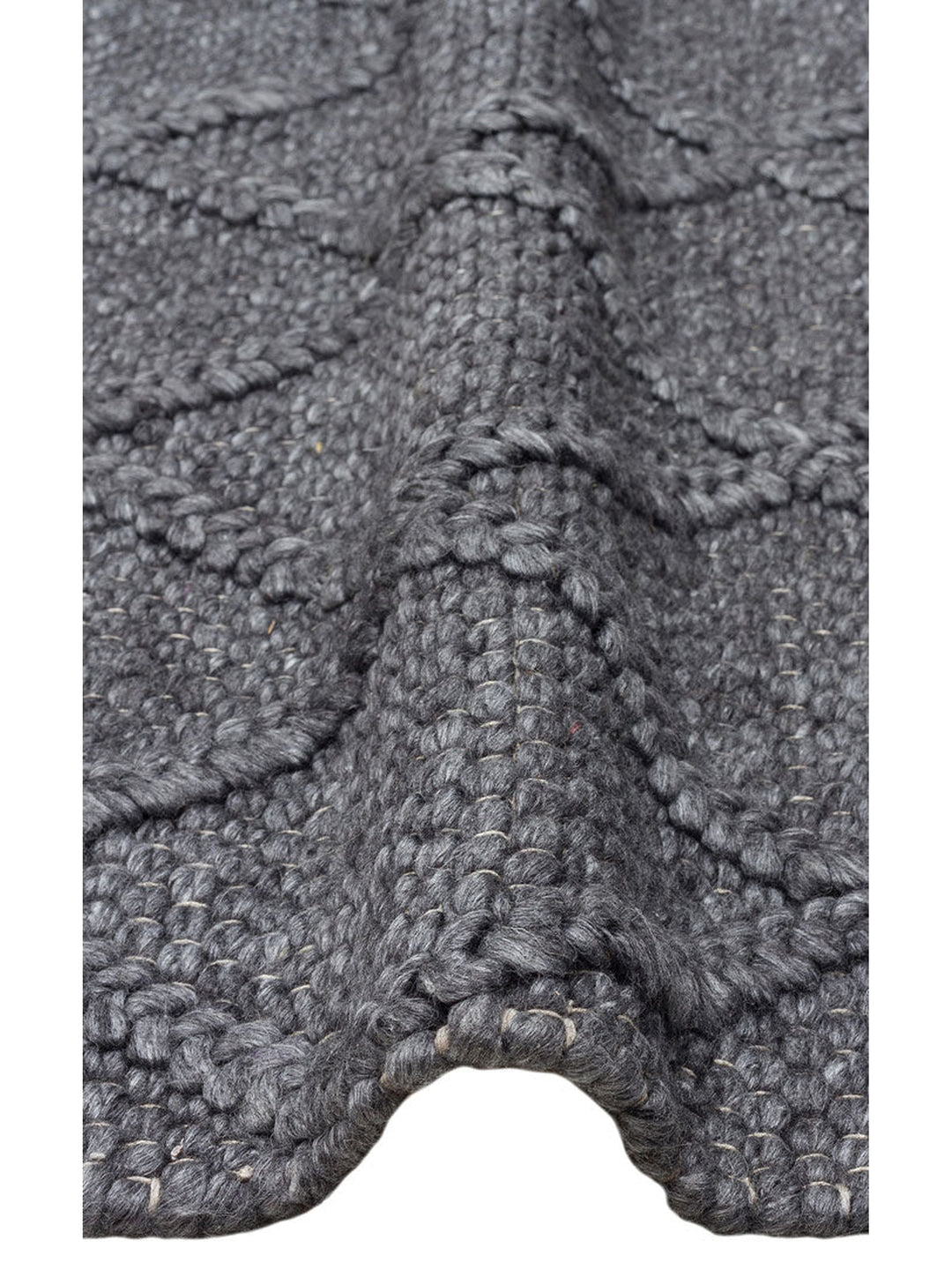 Woolstar %100 Naturel Kazak Desenli Salon Oturma Odası Koridor Antre El Dokuma Örgü Halı DIAMONDANT - Carpetdocia